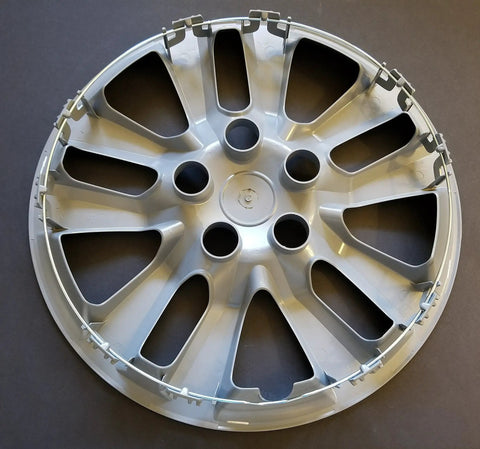 Nissan Altima 16 Inch Wheel Covers Hubcaps Replacement Kit Fits 2013 To 2018 10 Spoke Silver Plastic Direct Fit Set Of 4