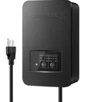 Low Voltage Outdoor Landscape Transformer With Photocell Sensor And Timer Auto On At Sunset, 200W Weatherproof, front view
