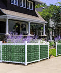 Artificial Ivy Privacy Fence Screen 120 Inch Long By 40 Inch Wide For Patio Balcony Garden And Backyard Vibe Decor Realistic Faux Ivy Greenery Backdrop Panels That Block Sightlines While Boosting Ventilation