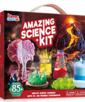 Ultimate Science Kit With 85 Plus Experiments For Kids Aged 6 7 8 Featuring Volcano Eruption Crystal Growing Chemistry And Earth Science on box