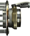 Side view of Ready-To-Roll Preset Wheel Bearing Kit with greased and pre-sealed design, showing integrated raceway and hub.