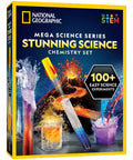 Box of Ultimate Chemistry Kit For Curious Kids 45 Experiments Volcano Eruption Geyser Rocket Launch Hands On STEM Toys