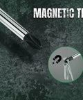 Magnetic Screwdriver Set With Slotted Phillips And Star Bits, Pro Grade S2 Steel Shafts, heat treated magnetic tip holding screws