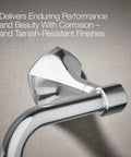 Occasion Towel Ring Premium Metal Bathroom Accessory with Corrosion and Tarnish Resistant Finish close-up view
