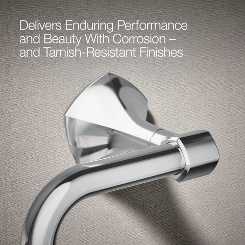 Occasion Towel Ring Premium Metal Bathroom Accessory with Corrosion and Tarnish Resistant Finish close-up view