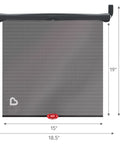 Premium car window sun shades for toddlers, 15x19 inches, mesh material, blocking sun glare while on road trips.