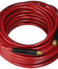 ProFlex One Quarter Inch By One Hundred Foot Red Air Hose For Pneumatic Tools And Shop Use Durable Lightweight Burst Resistant