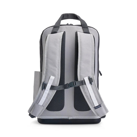Back view of Weekend Warrior Tackle Backpack 3700 Series for Fishing showing padded straps and waterproof base