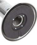 Bottom view of Portable Patio Tabletop Propane Heater 10000 BTU with Auto Shutoff Valve CSA Approved