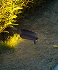 One Light Halogen Landscape Floodlight In Dark Bronze Finish, 6.25 Inch Dope Outdoor Lighting Fixture For Yard And Garden