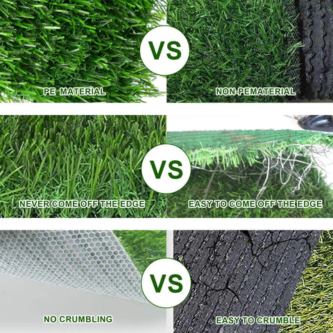Reusable Chicken Nesting Pad Set for Coops, Washable Nest Box Liners comparison of PE material stability versus non-PE material.