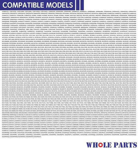 Text listing compatible models for All In One Dishwasher Drain And Wash Impeller Kit 675806 Replacement Fits Kenmore KitchenAid Maytag Whirlpool.