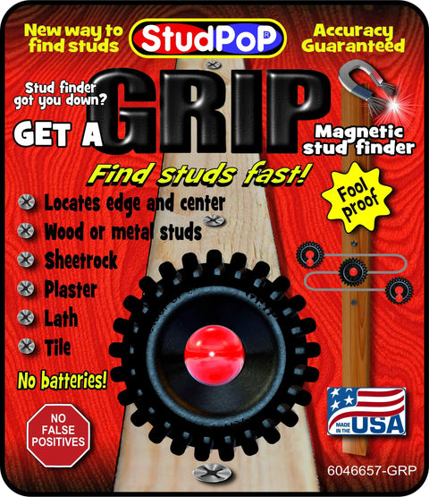 Rock Solid Moving Magnet Stud Finder With Three Quarter Inch Floating Magnet For Locking Wood Metal Studs Behind Drywall Plaster Tile Zero Guesswork Straight Shooter Game Changer For DIY Renovations