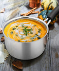 1 Qt Stainless Steel Saucepan With Lid For Gas And Electric Stoves Camping And Travel Healthier Cooking No Cap Rust Free 18 10