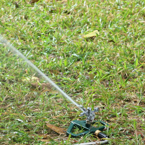 Heavy Duty Impact Pulsating Sprinkler For Yard All Metal Adjustable Rotating Impulse Lawn Sprinkler With Beefy Zinc Alloy Build