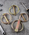 Heavy Duty Lynch Pin Kit 60 Piece Assortment For Trailer Pins And 3 Point Hitch Pins For Farm Tractors Trailers Trucks