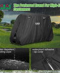 Heavy Duty Golf Cart Cover That’s Tough As Nails Fits 2 4 Or 4 Plus 2 Passenger Carts All Weather Waterproof Windproof 420D Oxford