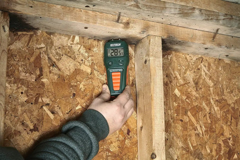 Pinless Moisture Meter For Wood And Building Materials For DIYers With Visual Moisture Icons And Audible Alerts Noninvasive Readings
