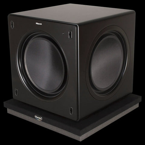 Subwoofer Isolation Platform Delivers Tight Bass And Zero Floor Vibration With A Low Profile Design 1.75 By 15 By 15 Inches For Cleaner Sound And Reduced Coloration supporting a cube subwoofer