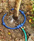360 Degree Tree Watering Ring Kit For New Trees And Shrubs With Y Hose Splitter, Smart Drip Irrigation Delivers Water To Roots