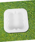 Concrete Paver Mold For Pathways And Patios Easy To Use Stepping Stone Molds For Garden Walkways Borders Driveways Portable And Versatile Paving Tool For DIY Landscaping in white on grass