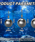Forty Piece Round Fishing Weights Set Ball Sinkers With Barrel Swivels For Saltwater And Freshwater Casting Drop Shot Catfishing Three Eighth Ounce Ten Gram Lead Weights Built Tough For Real World Fishing. 3.5g to 10g sizes