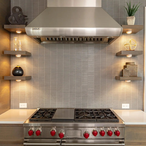 Six Pack Stick On Puck Lights With Remote Controlled DIY LED Under Cabinet Lighting for Kitchen, Battery Powered Easy Install
