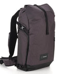 Sidecountry 32 Camera Backpack With Modular Top Loader Inserts Black And White Versatile Everyday Gear Carrier For Pro Photogs Quick Access Pockets Padded Laptop Sleeve Durable Build Travel Ready angled side view