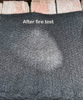 Heavy Duty Built Tough Welding Blanket Fireproof Withstand Up To 1800F Heat Resistant Carbon Felt after fire test