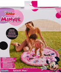 Minnie Mouse Splash Pad For Kids With Built In Sprinklers, The Sickest Outdoor Water Toy For Summer Fun, Disney Pool Party Essential For Ages 1 And Up, Pink Floral Pattern, Quick Setup For Nonstop Splash product packaging