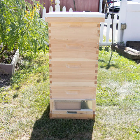 Stoney Acres Beehive Robbing Screen For Beekeeping, Easy To Install Hive Guard To Stop Robbing on a 10-frame Langstroth Hive