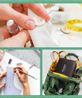 All In One Sewing Kit For Adults And Kids 94 Piece Starter Set With Colorful Thread Needles Scissors Thimble And Clips Travel Ready Emergency Repair Supplies