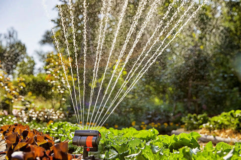 ZoomMaxx Adjustable Sprinkler With Built In Timer And Weighted Base Delivers Precise Watering For 96 To 2300 Sq Ft No Fuss Setup