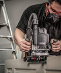Pro Grade Lock Jig Kit For Routing Face Plate Recess And Mortise, Fast Tool Free Setup With Locking Levers On Door Edge