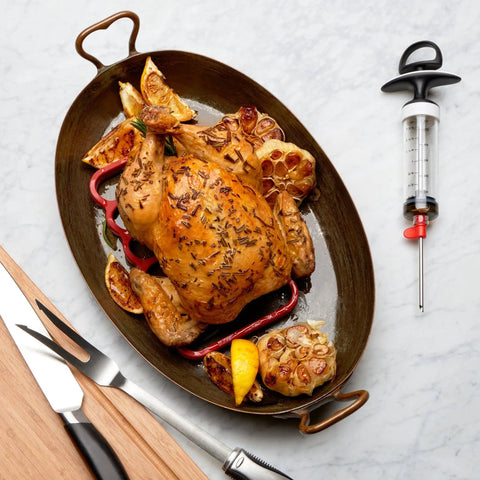 Two Pack Silicone Roasting Racks Red Elevate Your Food For Healthier Roasting With Open Air Design Let Air Circulate For Even Browning