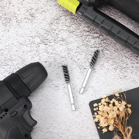 Pro Grade Golf Club Cleaning Wire Brush Set For Iron And Wood Head Hosel Scrub Tool Drill Brush Attachment For Electric Drill