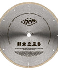 10 Inch Premium Thin Rim Diamond Blade For Wet Cutting Porcelain Ceramic Granite Marble Tile High Rim Diamond Coated Blade