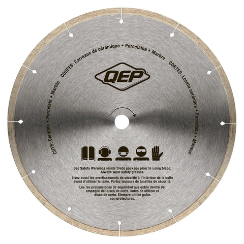 10 Inch Premium Thin Rim Diamond Blade For Wet Cutting Porcelain Ceramic Granite Marble Tile High Rim Diamond Coated Blade