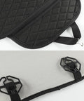 Premium Linen Front Car Seat Cover With Cushioned Pad, Sideless Design, Universal Fit, Black, Wear Resistant Yet Soft Touch, 1 Piece