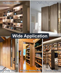 Heavy Duty Hidden Door Pivot Hinge For Cabinets And Secret Doors With 570 Lb Load Bearing Thickened Solid Alloy Steel Construction Built To Last Fits 1.57 To 10 Inch Door Thickness 5.12 Inch Long And 1.5 Inch Wide Keeps Doors From Sagging, hidden bookcase door