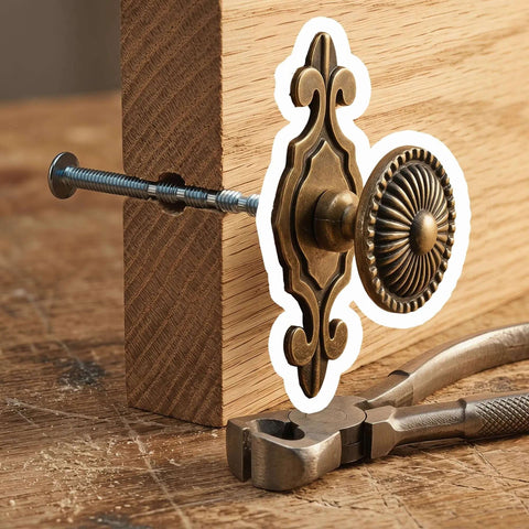 Vintage Bronze Cabinet Knobs With Backplates 5 Pack For Dresser Cupboard Wardrobe Mushroom Drawer Pulls Decorative Zinc Alloy