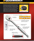 Half Inch Drive 84 Tooth Non Quick Release Ratchet Repair Kit for Non Quick Release Ratchets Made From Alloy Steel product details