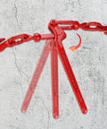 4 Pack Lever Load Binder With 2 Grab Hooks For Five Sixteenth Or Three Eighths Grade 70 Transport Chain 5400 Lb Working Load Limit