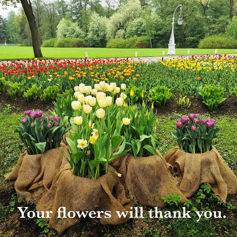 Extra Wide 40 Inch Burlap Roll, 15 Feet Long, Heavy Duty Natural Burlap Fabric Made From Jute Fiber For DIY Decor used for flower beds