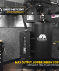 Workhorse Industrial 3 Cylinder Silent Air Compressor With 5HP 60 Gallon Vertical Tank 2-Stage 19 CFM 230V Single Phase