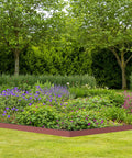 Durable Flexible 4 Inch Landscape Edging Coil Kit With 30 Spikes For Lawn Borders And Flower Beds 33 Feet Brown Plastic Edging