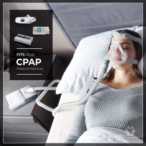 Universal 19mm CPAP Tubing Hose, 6 Foot Long, 72 Inches, 22mm End Connectors On Both Ends, Fits Most Masks And Sleep Therapy Machines