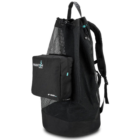 Deluxe Scuba Snorkeling Mesh Backpack Dive Bag With 123.5 Liters Capacity, Adjustable Shoulder And Sternal Straps, Side Zip Pocket