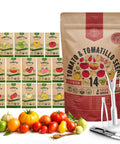 14 Rare Tomato And Tomatillo Garden Seeds Variety Pack With Over 1025 Non GMO Heirloom Seeds for Indoor and Outdoor Gardening