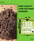 Coco Coir Mega Brick Premium Organic Coconut Coir Block 11 Lb 5 Kg Pre Washed Buffered RHP Certified packaging and loose coir